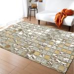 Marble living room carpet, bedroom, dining room floor mat size can be customized
