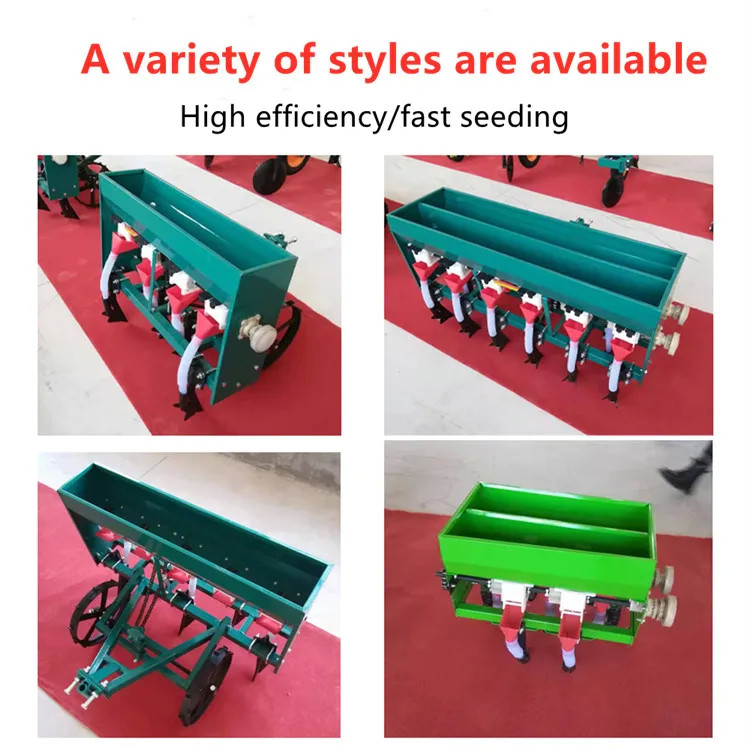 Green Agricultural Farm Machinery Wheat Seed Planter For Greenhouse