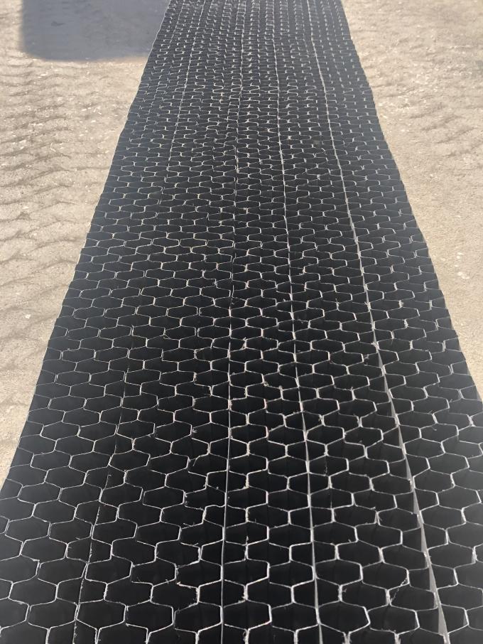 Black Honeycomb Cellular PVC Drift Eliminator Cooling Tower Components 2
