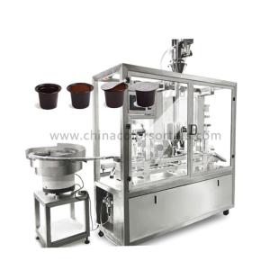 Wholesale 2300kg 60mm 1000L/Min Rotary Coffee Pod Filling Machine from china suppliers