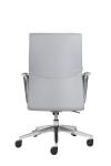 3.2mm 360d PU Leather Revolving Chair Middle Back For Conference