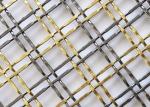 3.3mm 30m Antique Brass Decorative Woven Wire Mesh Grilles For Cabinet Doors