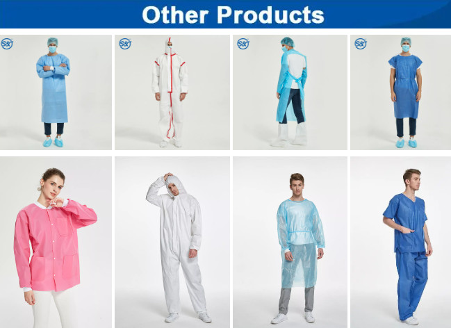 Nonwoven 16.9in Disposable Shoes Cover Waterproof Medical Staff Shoe Cover Hospital