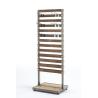 Buy cheap 2 Sided Slatted Retail Floor Display Fixtures / Retail Merchandising Fixtures from wholesalers