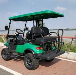 KDS Mini Electric Lifted Golf Cart 4 Wheel Disc Brake 10 Inch Screen 4 Seater