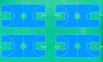 Various Thickness Silicone PU Sports Floors Plastic Floor Covering School