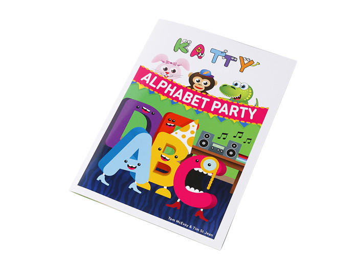 Offset Black Short Run Digital Book Printing With Sewing Binding Hot Stamping