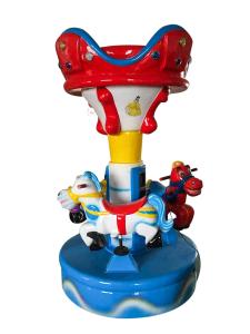 Wholesale Donky Amusement Park Carousel Fiberglass Material Coin Operated Type from china suppliers