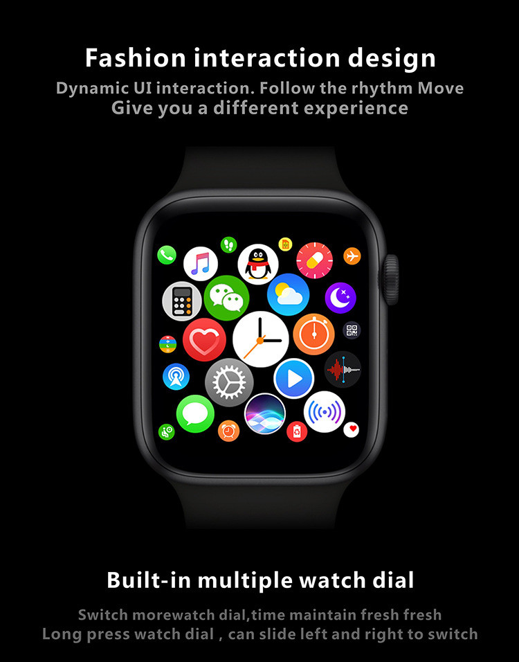200mAh 1.54" TFT Bluetooth Calling Smartwatch IWO QS18 4 5 6