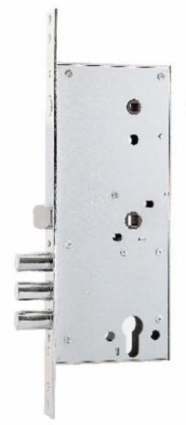 Iron Interior Mortise Lock Set 35mm - 50mm Door Single Cylinder Smooth