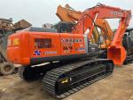Used Medium Size Earth Moving Excavator ZX200 With Bearing Bucket