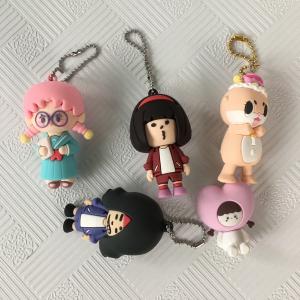 Wholesale Custom 3d soft pvc keychain,high quality 3D PVC cartoon key chain from china suppliers