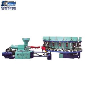 Wholesale Durable DIP PVC Injection Molding Shoe Machine Rotary 5000x2350x1900mm from china suppliers