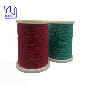 Wholesale Red / Green Color Real Silk served litz wire 0.1mm Copper Conductor from china suppliers