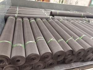Wholesale High Tensile Plain Steel Wire Mesh Black Wire Cloth 12-60mesh from china suppliers