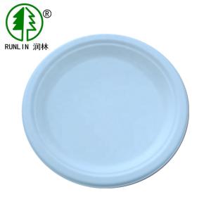 Wholesale 9in Biodegradable Sugarcane Bagasse Plates from china suppliers