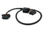 OBD2 OBDII Male to Dual Hyundai and Kia OBD2 Female Round Y Cable