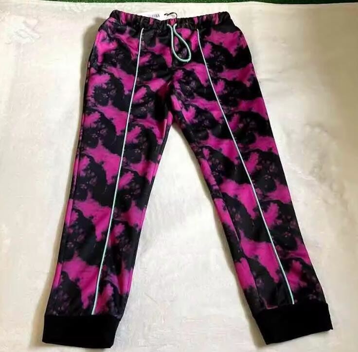 Casual Sublimation Jogging Pants Mens Polyester Track Pants Anti Pilling
