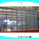 IP43 Waterproof Transparent LED Curtain Screen P10 for Advertising Promotion