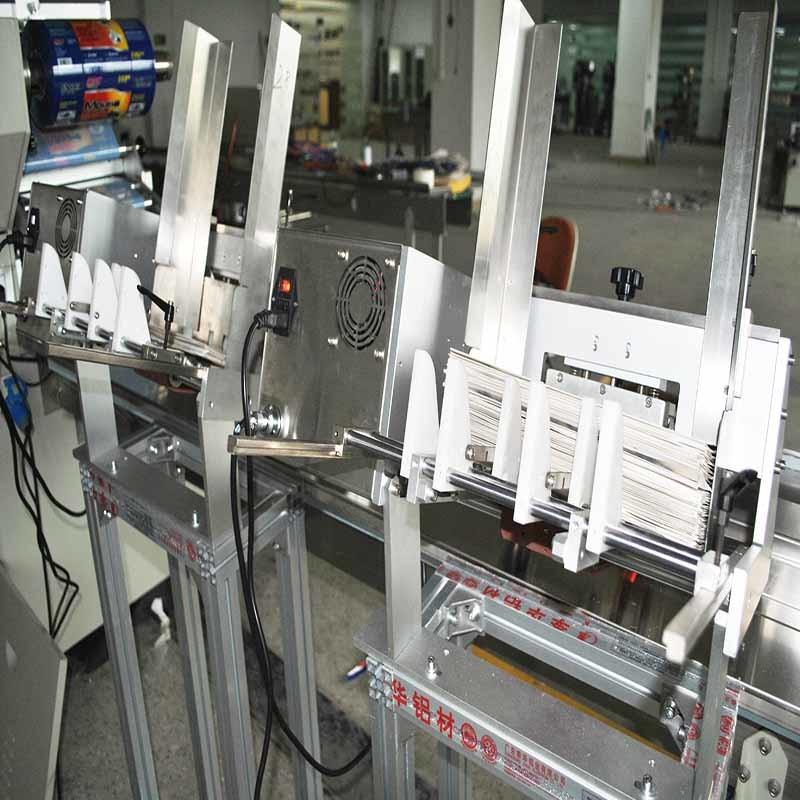 High Compatibility Automatic Packing Machinery Greeting Card Issuing Feeding Packing Machine