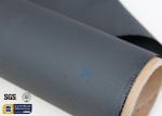 Black Heat Thermal Insulation Materials 0.43MM 530GSM Acrylic Fiber Glass Fabric