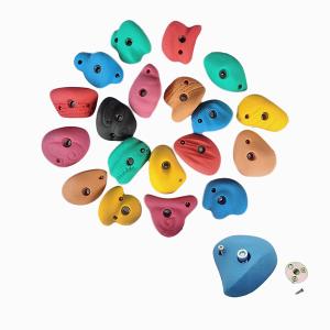 Wholesale Anti Fire Kids Playground Parts , Colorful Resin Climbing Holds from china suppliers