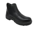 Insulation Womens Black Work Boots , No Laces Composite Steel Toe Shoes