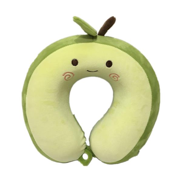 0.3m 11.81in U Shaped Pillow For Neck Pain Large Avocado Stuffed Animal