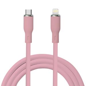 Wholesale 3A Output Silicone USB Charging Cable Pink / White / Blue / Black / Green Color from china suppliers