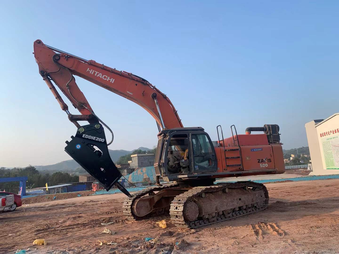 EDDIE 200 Hydraulic Breaker Hammer for 50-Ton Excavators Heavy Duty Demolition Tool High-Efficiency Rock Crusher