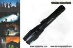 10W Rechargeable Led Flashlight For Hunting / Hiking / Camping / Fishing