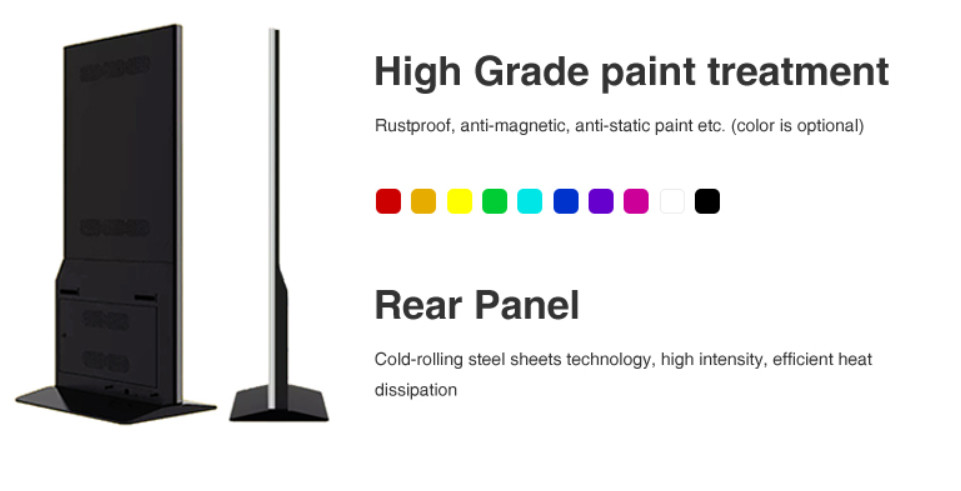 High Resolution Commercial Digital Signage Displays Videos Switch With No Pause