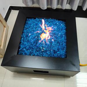 Wholesale 40000 BTU Garden Gas Fire Pits 0.4m Corten Steel Gas Fire Pit Set from china suppliers