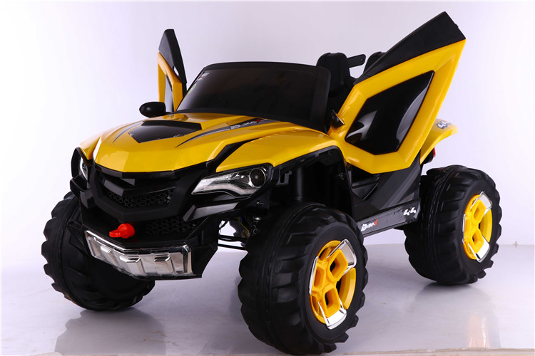 2022 Plastic 4 Wheels with Music Early Education Functions Remote Control Toy 12V Police Electric Car for Kids