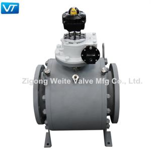Wholesale Electric Forged Steel Trunnion Ball Valve ASME B 16.10 Class 150 To Class 2500 from china suppliers