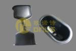 Black epoxy resin acid resistant laboratory sinks for pharmaceutical company