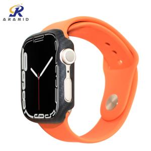 Wholesale 45mm Matte Finish Aramid Fiber iWatch Series 7 Case from china suppliers