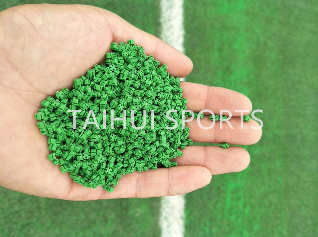 Anti-UV Artificial Grass Infill TPE Granule Shock Absorbtion Soccer/Golf/Basketball/Gym