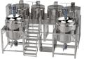 Three Layer Liquid Detergent Making Machine With Homogenizing Head Double