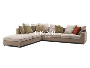 Wholesale Contemporary Style 2018 New Living Room Furniture 5 Seater Cowhide Genuine Leather Sectional Sofa Sets ZZ-M-336 from china suppliers