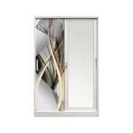Home Metal Wardrobe Closets RAL Colour Vertical Wardrobe Storage H1850mm