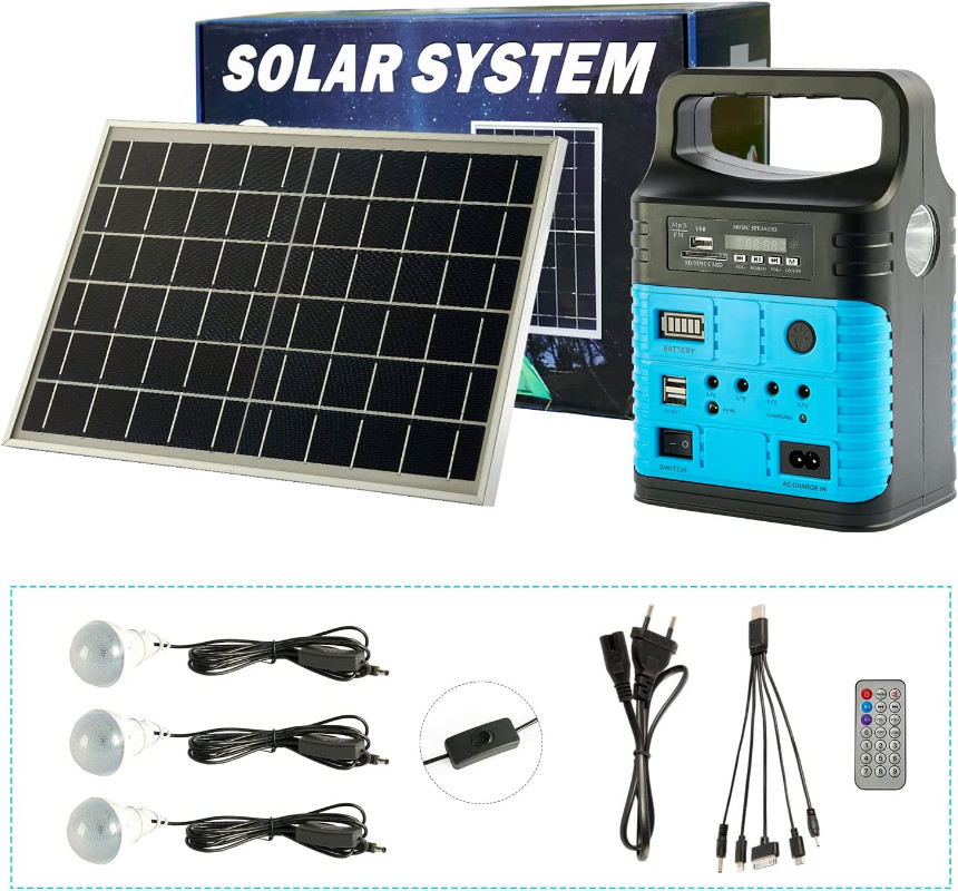 Indoor And Outdoor Solar Table Lamp Power Led Camping Lamp With Battery Night Light For Garden Design