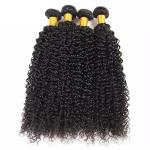 8A Healthy Virgin Curly Hair Bundles , Kinky Curly Human Hair Extensions
