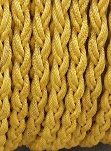 Wholesale Yellow Mixed Green Color 8 Strand Square Combination Rope 26mm 48mm For Marine from china suppliers