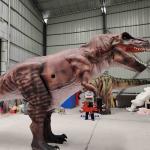 Museum Realistic Dinosaur Costume 8m Long Adult Age Sounds Customized