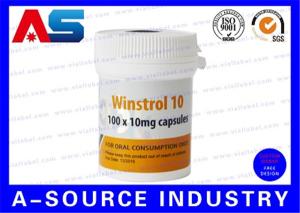 Wholesale Create Prescription Peptide Plastic Pill Bottle Label 80*30 mm Size Embossed from china suppliers