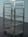 Four Wheel Shopping Trolley Logistics Milk Cart Delivery Goods