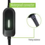 EVCOME Portable Electric Car Charger (220V 7KW MAX 32A Ajutable ) 5M Or