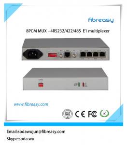 Wholesale G.703 voice mux E1 PCM 8 lines telephone extender  PCM MUX  e1 multiplexer from china suppliers