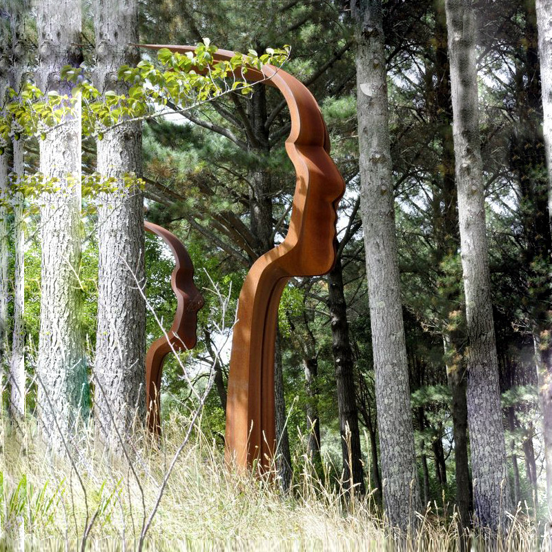 Modern Design Corten Steel Rusted Metal Yard Art Corten Steel Sculpture